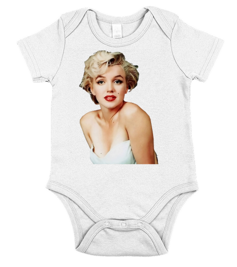 Marilyn Monroe Short Sleeve Baby One-Piece