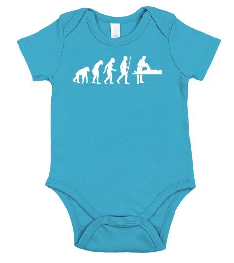 Massage Therapist Human Evolution Funny Tshirt T-Shirt Short Sleeve Baby One-Piece