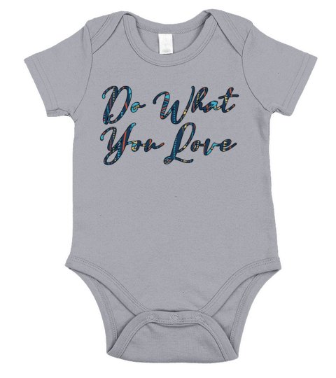 Morning Quotes Do What You LoveMorningmorning yogi Short Sleeve Baby One-Piece
