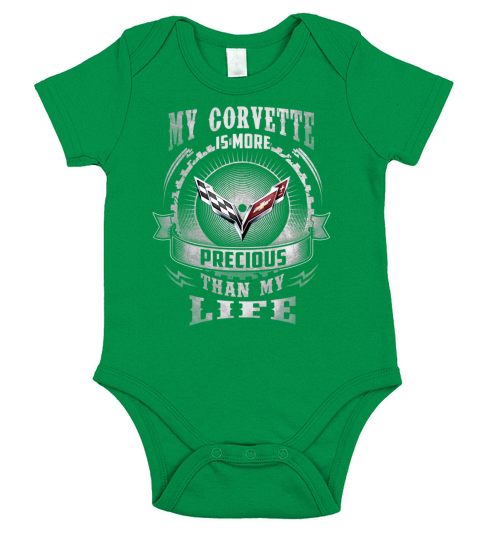 MY CORVETTE Short Sleeve Baby One-Piece