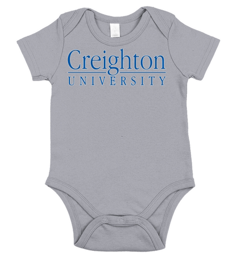 Simple Logo Creighton University 2020 Short Sleeve Baby One-Piece