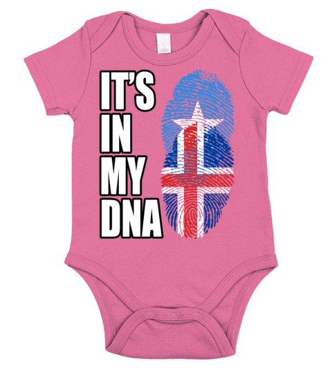 Somali And Icelandic Vintage Heritage DNA Flag Short Sleeve Baby One-Piece