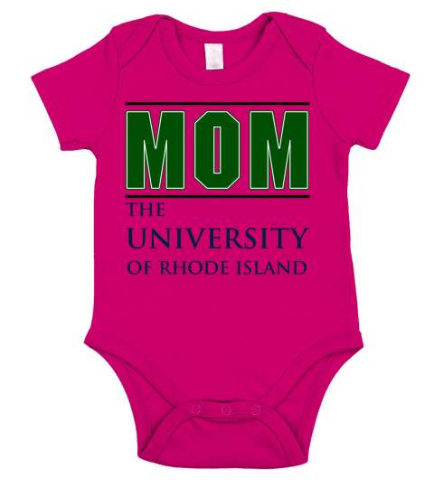 University Of Rhode Island Proud Mom Parents Day 2020 Short Sleeve Baby One-Piece
