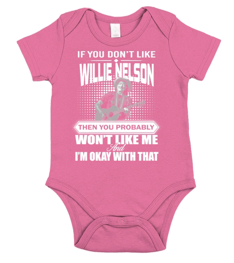 Willie Nelson Short Sleeve Baby One-Piece