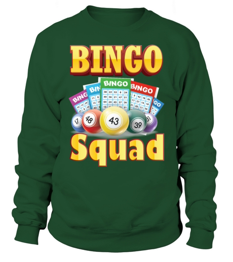 Funny Bingo Squad Bingo Lover Sweatshirt Unisex