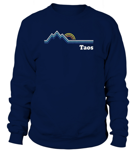 Retro Taos New Mexico T Shirt Vintage Sunrise Mountains Tee Sweatshirt Unisex