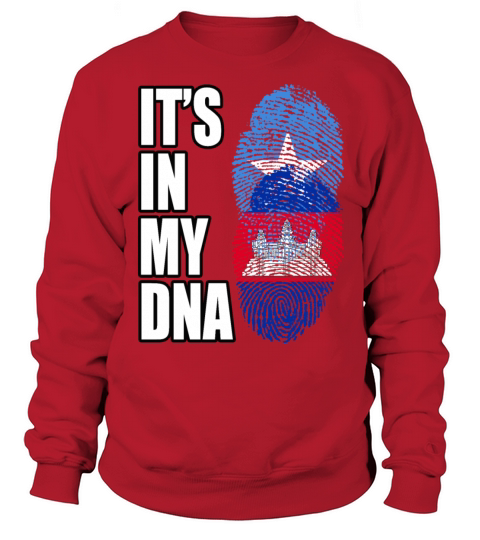 Somali And Cambodian Vintage Heritage DNA Flag Sweatshirt Unisex