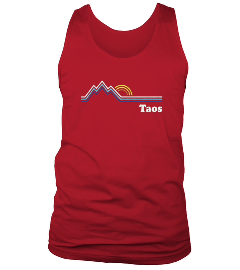 Retro Taos New Mexico T Shirt Vintage Sunrise Mountains Tee Tank Top Unisex