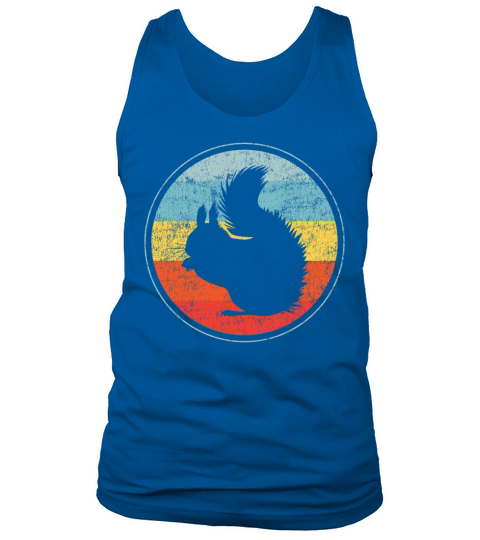 Squirrel Acorn Retro Vintage Tank Top Unisex