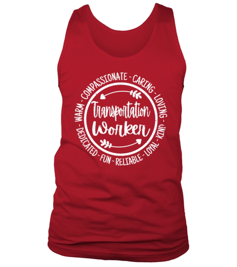 Transportation Worker Funny Employee Vintage Gift Tank Top Unisex