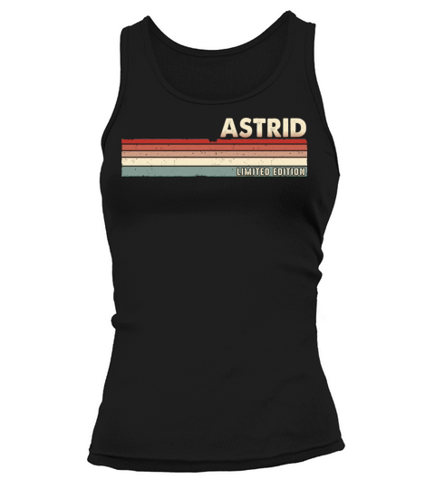 Astrid - Funny Retro Vintage Name 80s 90s Tank top Woman
