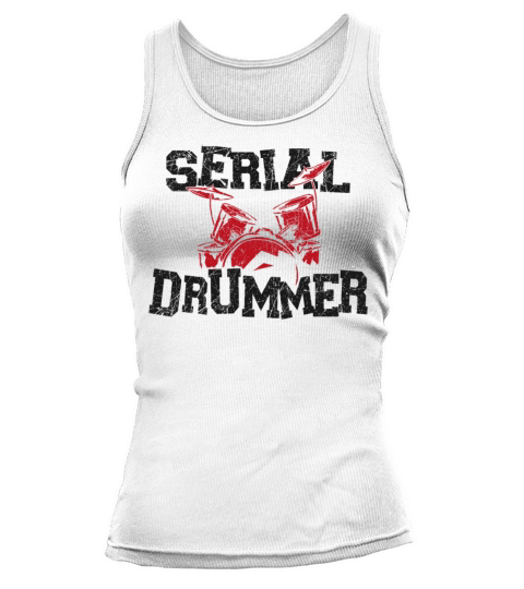 Drummer Drum Set Vintage Serial Tank top Woman