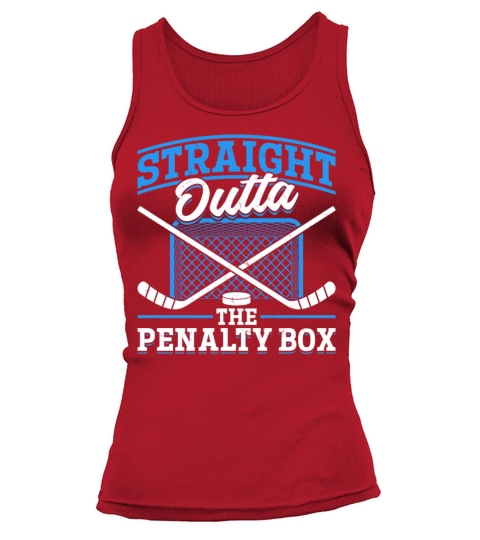 Ice Hockey Player Boys Hockey Penalty Humor Tank top Woman