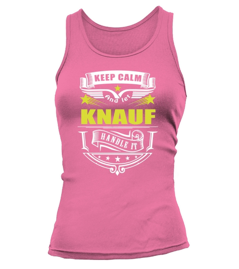 Keep calm and let KNAUF handle it Tank top Woman