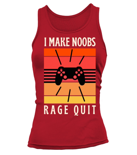 Retro vintage gaming - I make noobs rage quit Tank top Woman