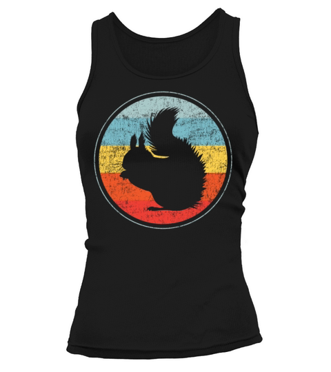 Squirrel Acorn Retro Vintage Tank top Woman