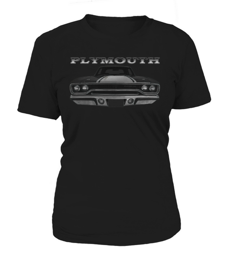 1970 Plymouth Road Runner Front Schwarz Women's T-Shirt