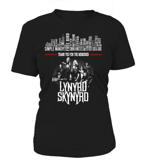 Lynyrd Skynyrd Simple Man Thank You For The Memories Women's T-Shirt
