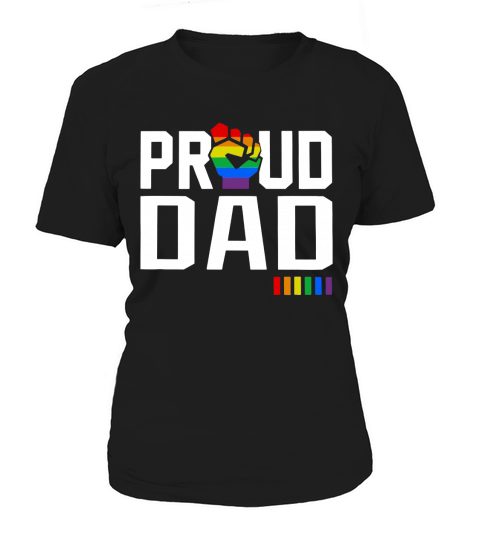 Proud Dad Gay Pride Month LGBTQ Premium shirt Women's T-Shirt