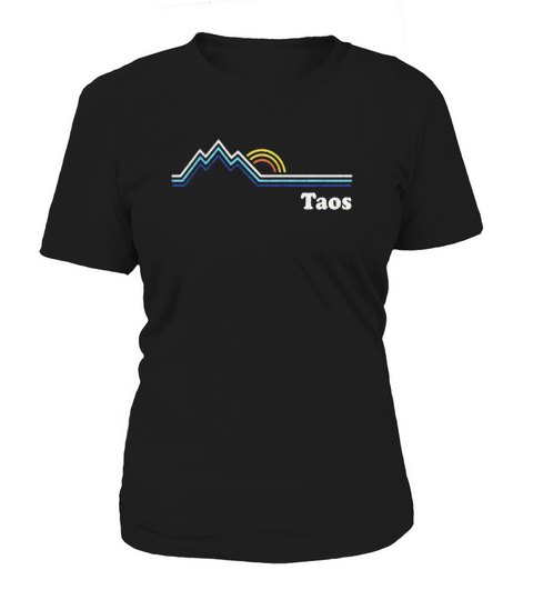 Retro Taos New Mexico T Shirt Vintage Sunrise Mountains Tee Women's T-Shirt