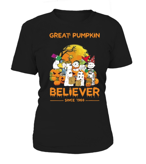 Snoopy Brown’s Ghost Great Pumpkin Believer Since 1966 shirt Women's T-Shirt