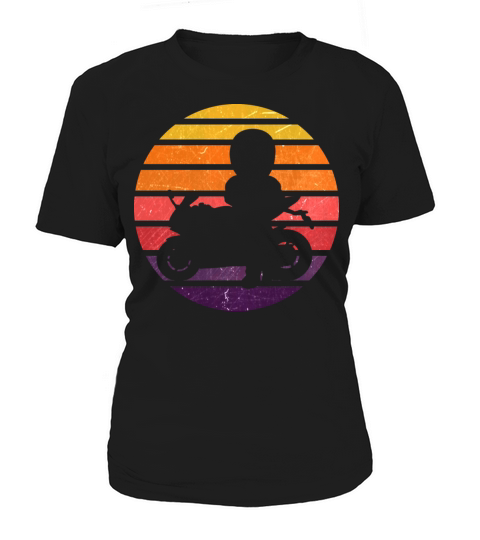 Vintage Motorcycle Motorbike Biker Motorcyclist Women's T-Shirt