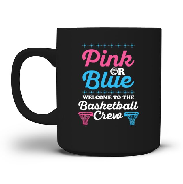 Gender Reveal Basketball Design for a Basketball Mug