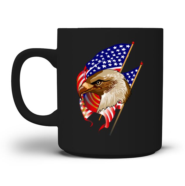 American Eagle Men's T-Shirt Mug