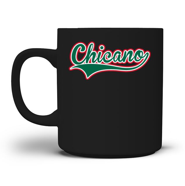 Chicano Swoosh Men's T-Shirt Mug