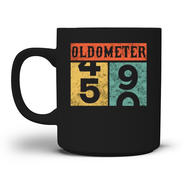 Oldometer 50th Birthday Counting Shirt Mug