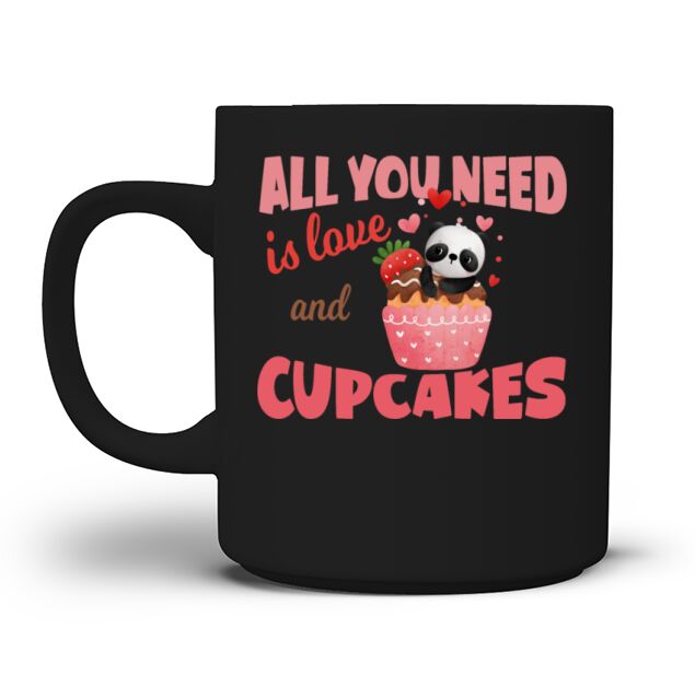 All you need is love and cupcakes Men's T-Shirt Mug