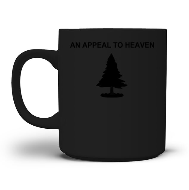 An Appeal To Heaven Flag Black birthday chirstmas Mug