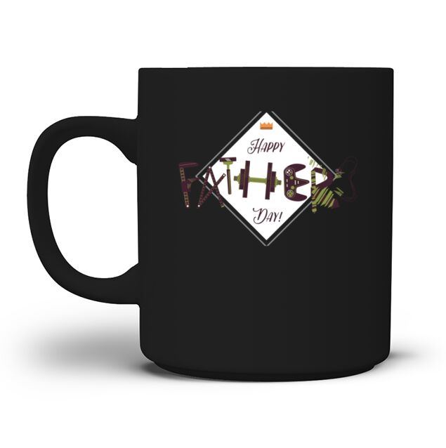 Happy Fathers Day Men's T-Shirt Mug