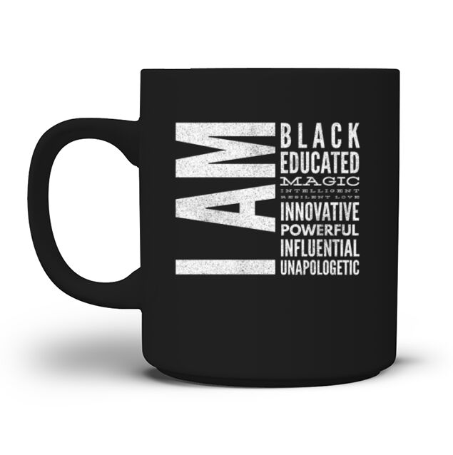 Black pride Men's T-Shirt Mug