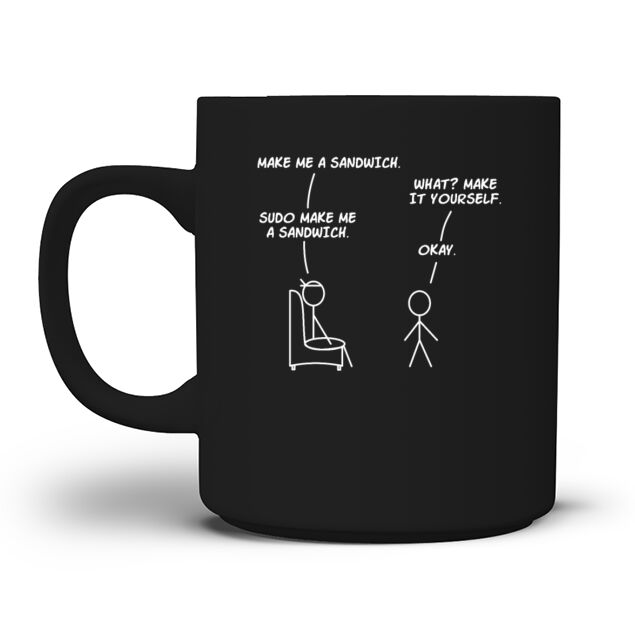 Sudo make me a Sandwich Men's T-Shirt Mug