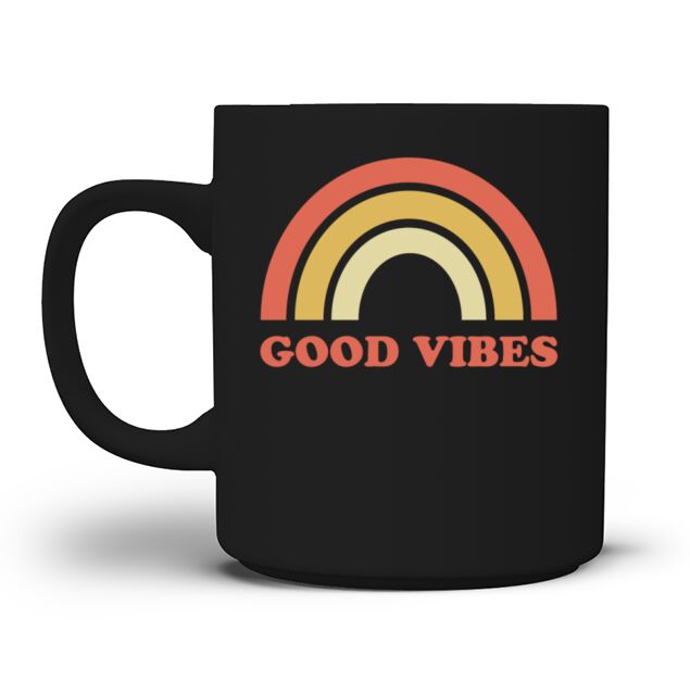 good vibes Men's T-Shirt Mug