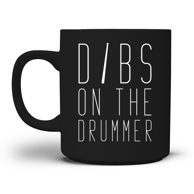 Dibs On The Drummer Men's T-Shirt Mug