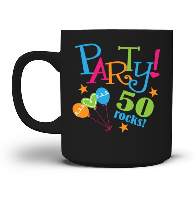 50th Birthday Party 50 years Mug