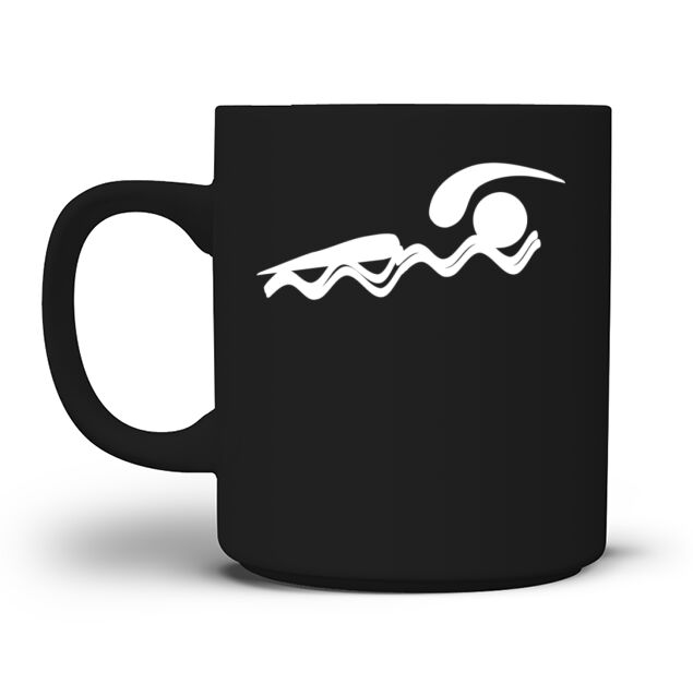 Swim Sports Water Present Olympic White Men's T-Shirt Mug