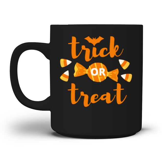 Trick or Treat Halloween Men's T-Shirt Mug