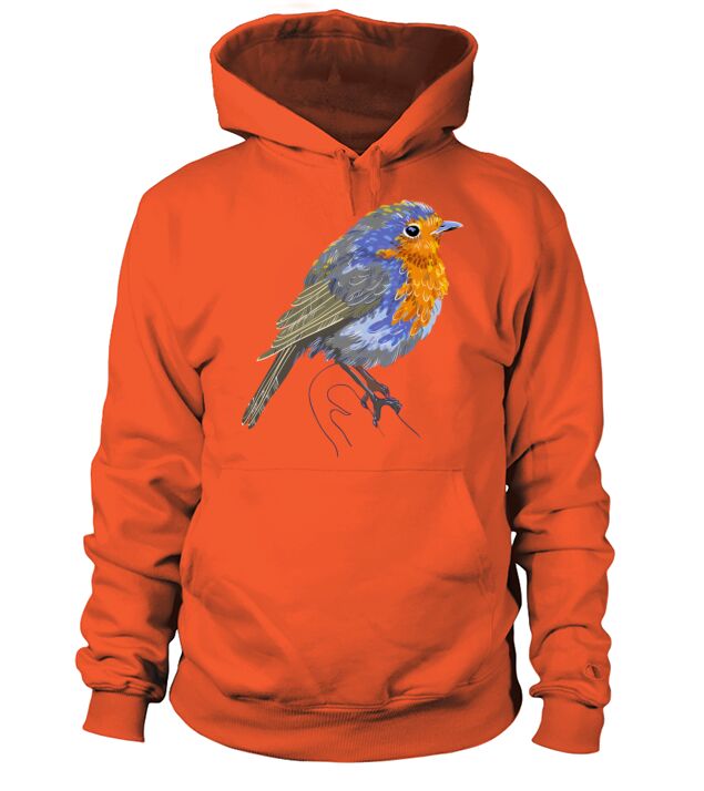 Colorful Bird Men's Hoodie
