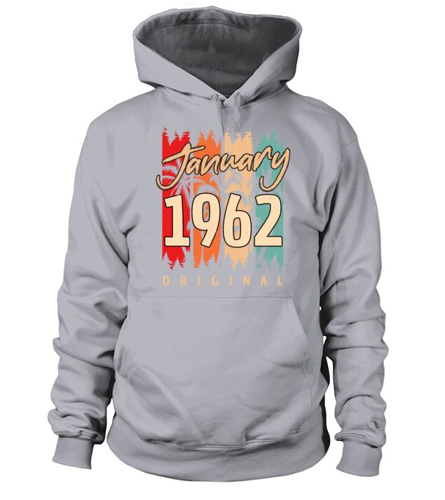 1962 In January Vintage Men's Hoodie