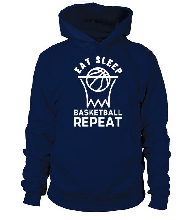Eat Sleep Basketball Repeat basketball Men's Hoodie
