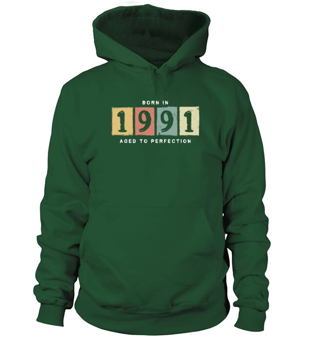 1991 Birthday vintage Gift Idea Men's Hoodie