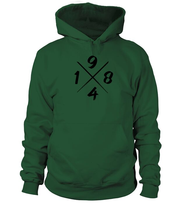 1984 year vintage Men's Hoodie