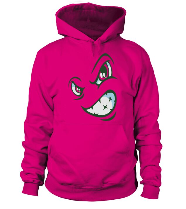 Cartoon eyes and smile Men's Hoodie