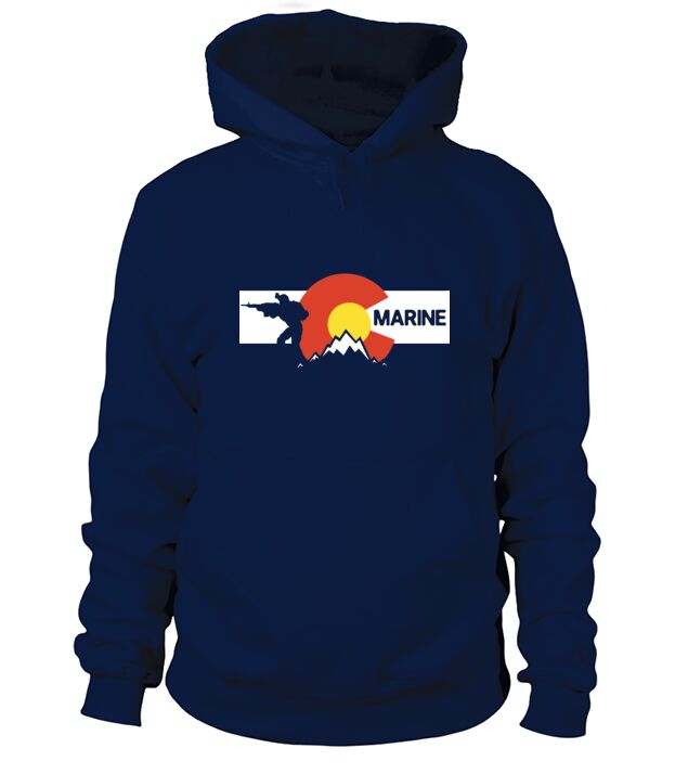 Marine gu hunt Colorado veteran Men's Hoodie