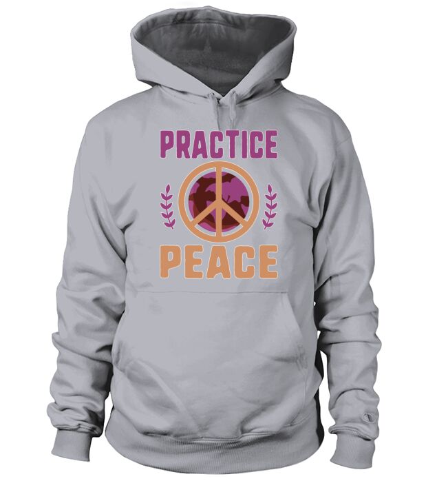 Social Justice Gift Practice Peace End Wars Work Men's Hoodie