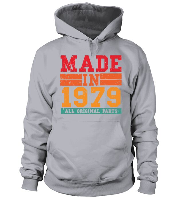 1979 Birthday Vintage Saying Men's Hoodie