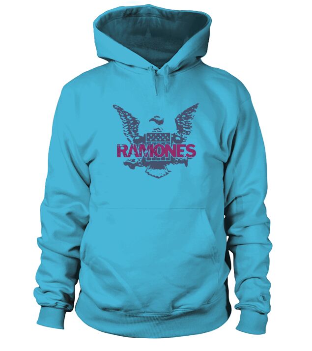 Ramones Purple Eagle Hoodie Unisex